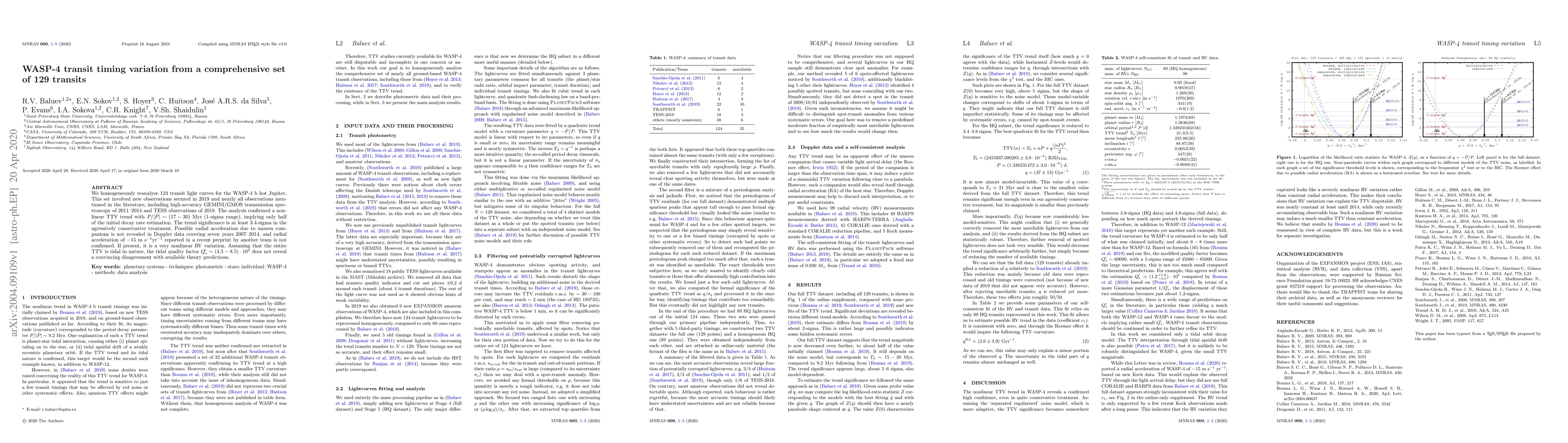 Thumbnail for WASP-4 transit timing variation from a comprehensive set of 129 transits