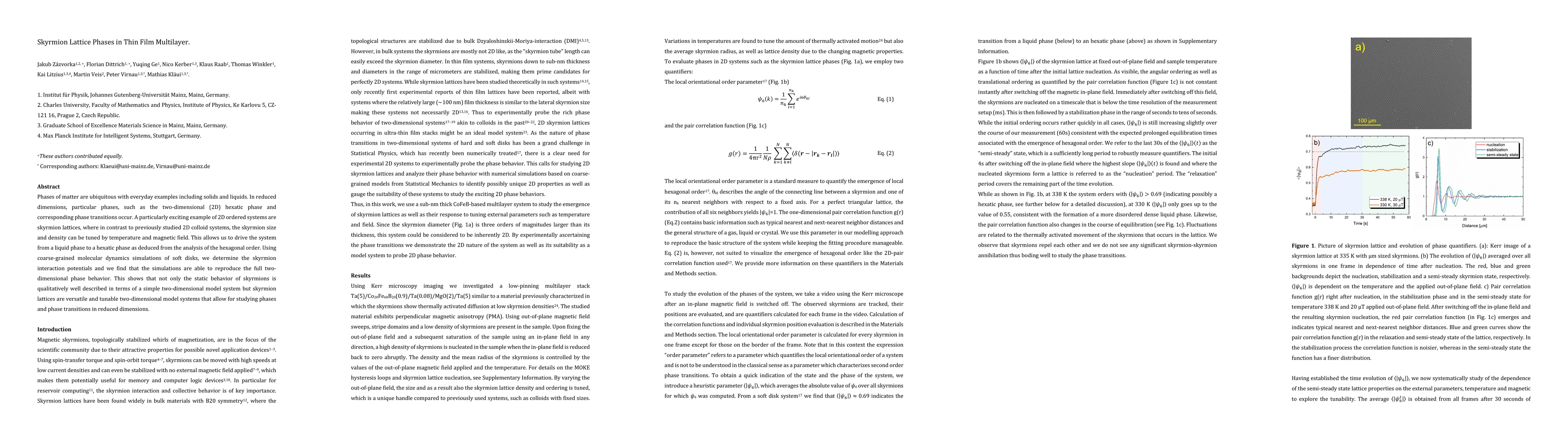 Thumbnail for Skyrmion Lattice Phases in Thin Film Multilayer