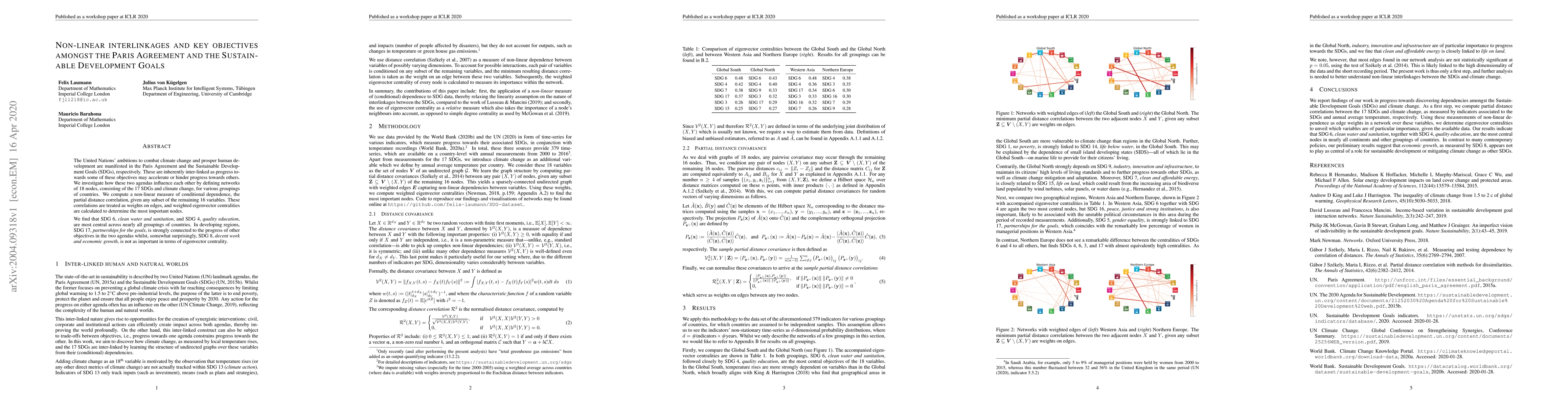 Thumbnail for Non-linear interlinkages and key objectives amongst the Paris Agreement
  and the Sustainable Development Goals