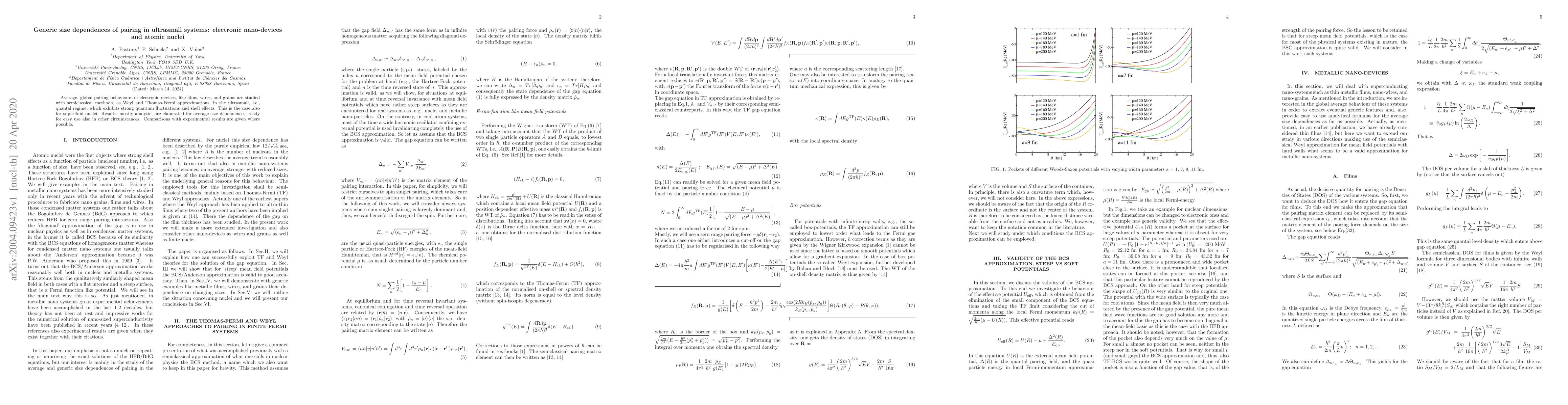 Thumbnail for Generic size dependences of pairing in ultrasmall systems: electronic
  nano-devices and atomic nuclei