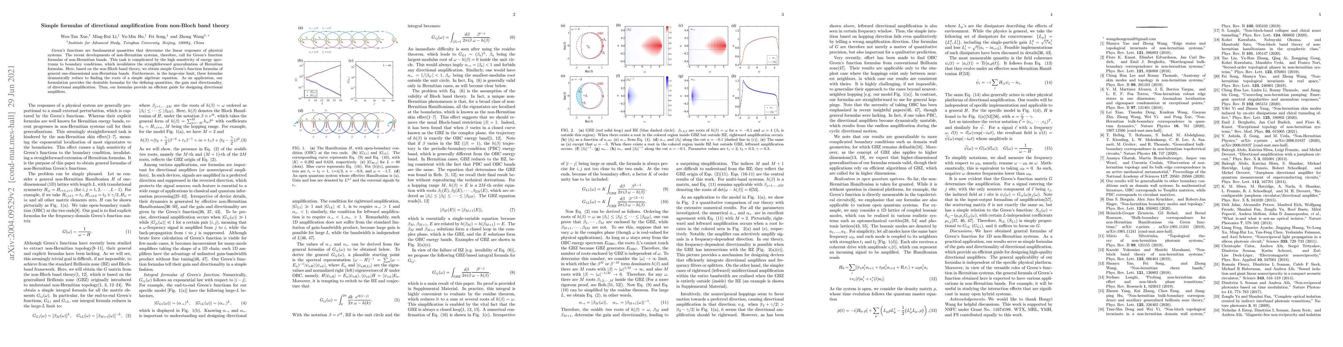 Thumbnail for Simple formulas of directional amplification from non-Bloch band theory