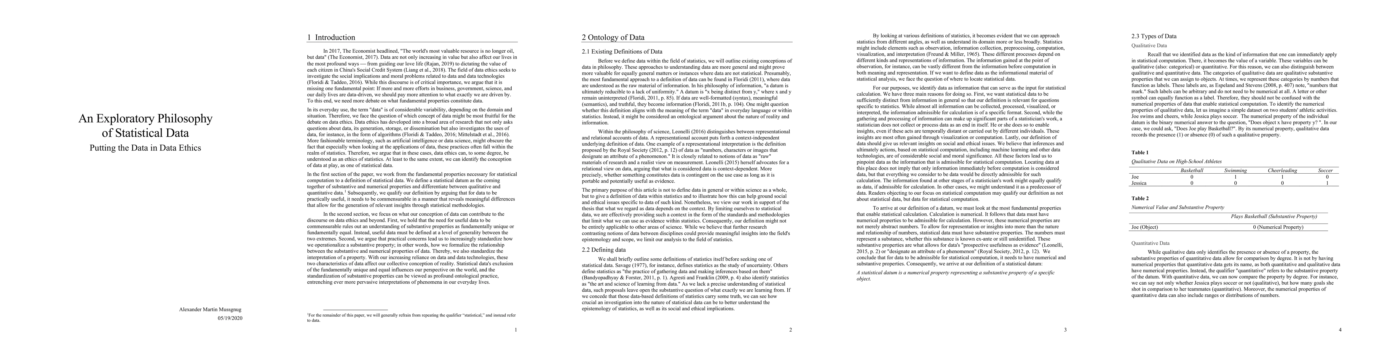 Thumbnail for A Philosophy of Data