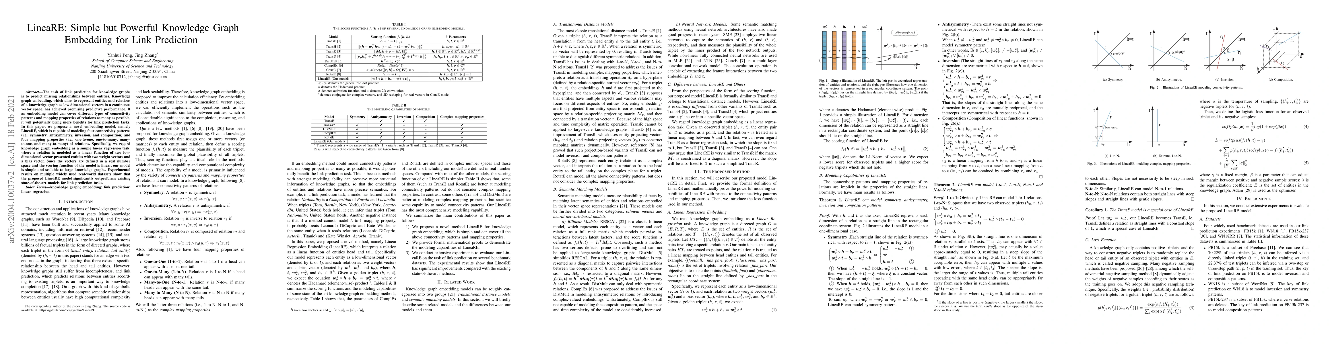 Thumbnail for LineaRE: Simple but Powerful Knowledge Graph Embedding for Link
  Prediction