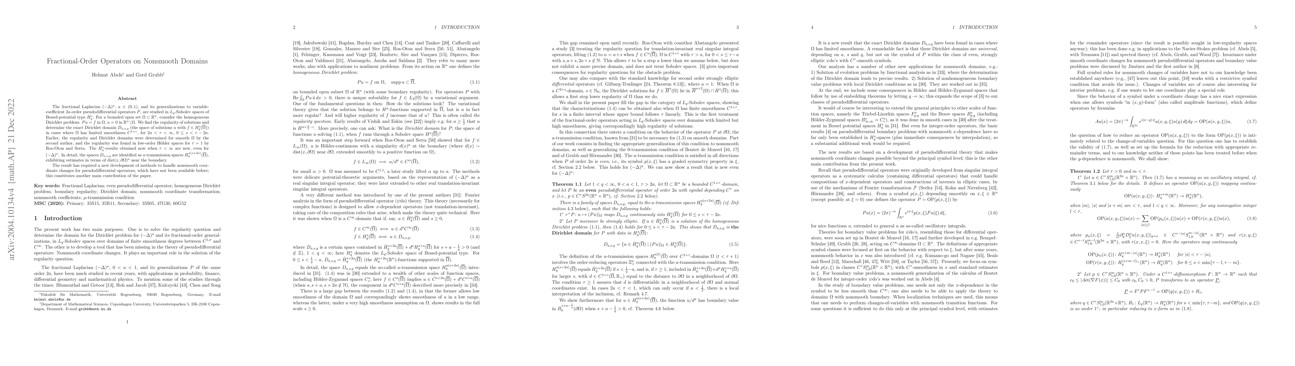 Thumbnail for Fractional-Order Operators on Nonsmooth Domains