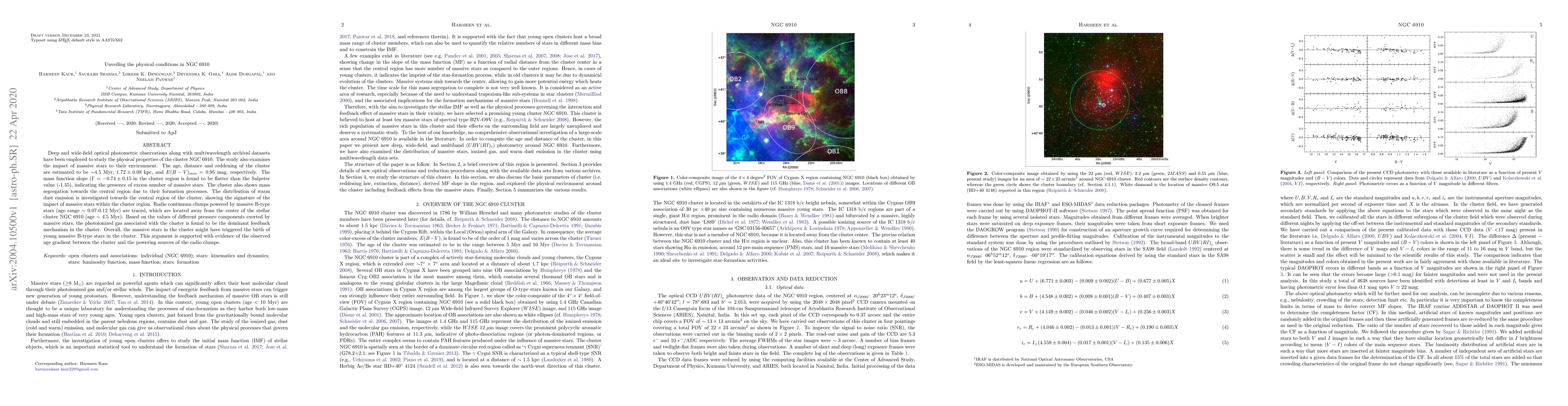 Thumbnail for Unveiling the physical conditions in NGC 6910