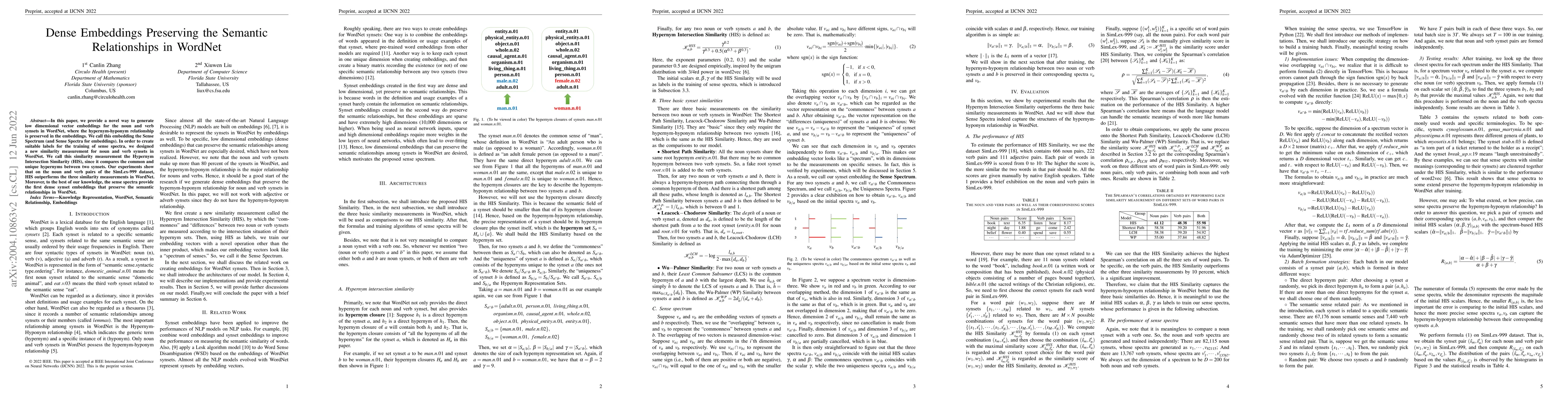 Thumbnail for Dense Embeddings Preserving the Semantic Relationships in WordNet