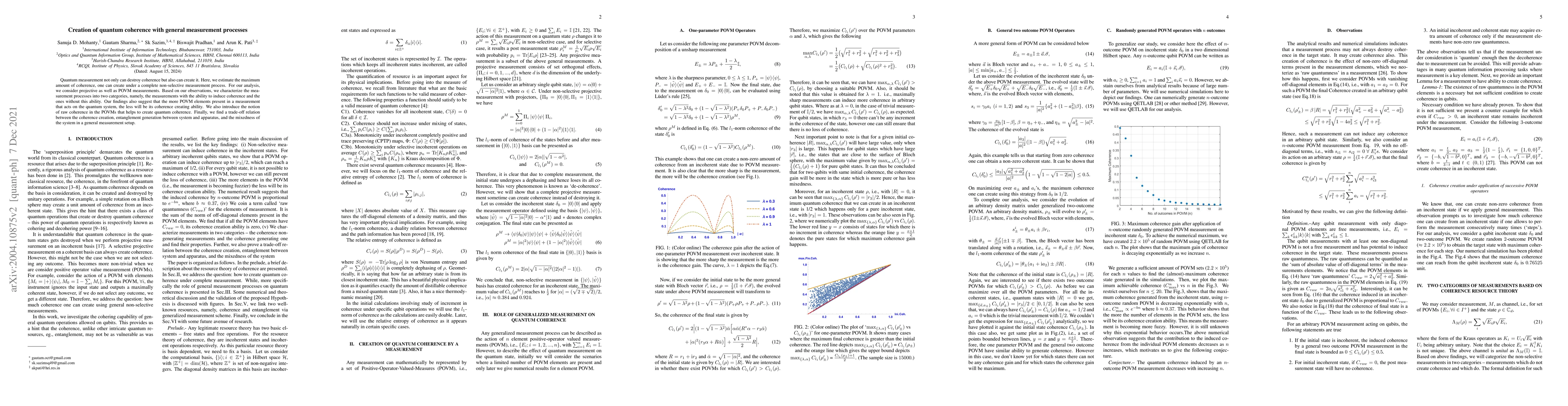 Thumbnail for Creation of quantum coherence with general measurement processes