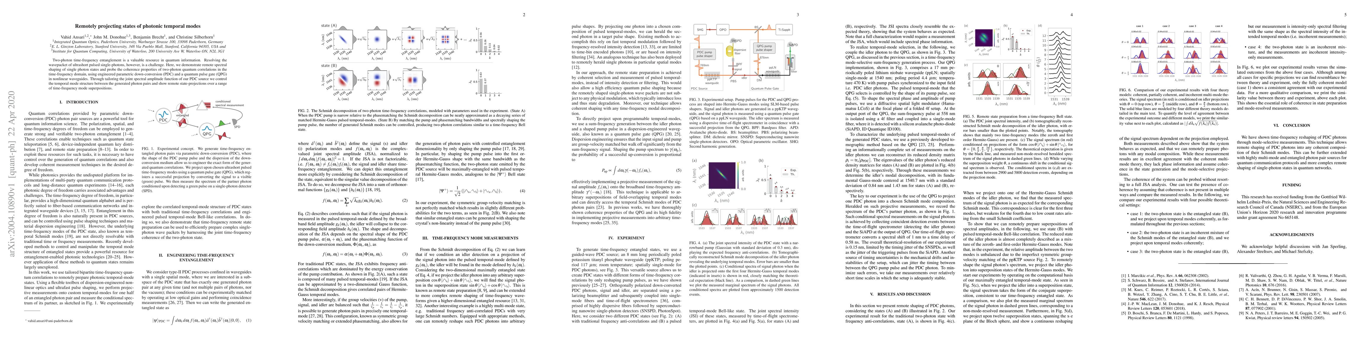 Thumbnail for Remotely projecting states of photonic temporal modes