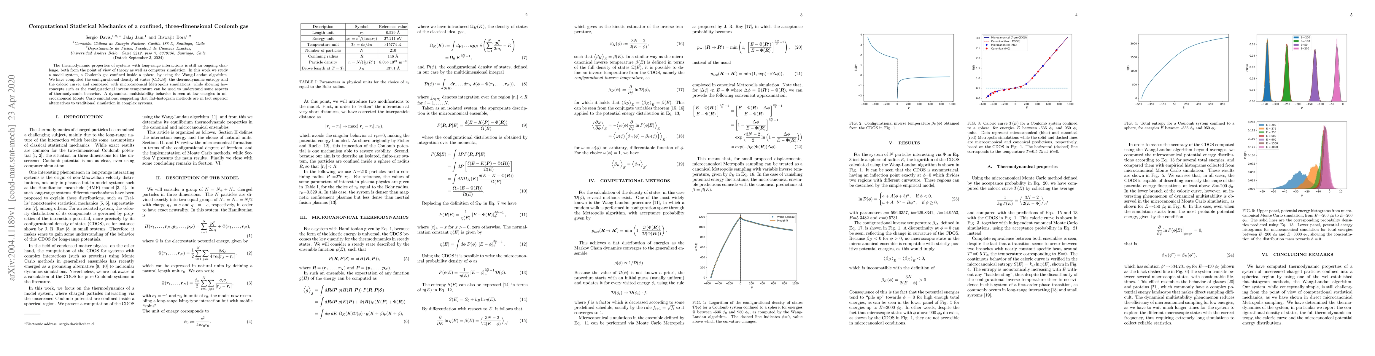 Thumbnail for Computational Statistical Mechanics of a confined, three-dimensional
  Coulomb gas