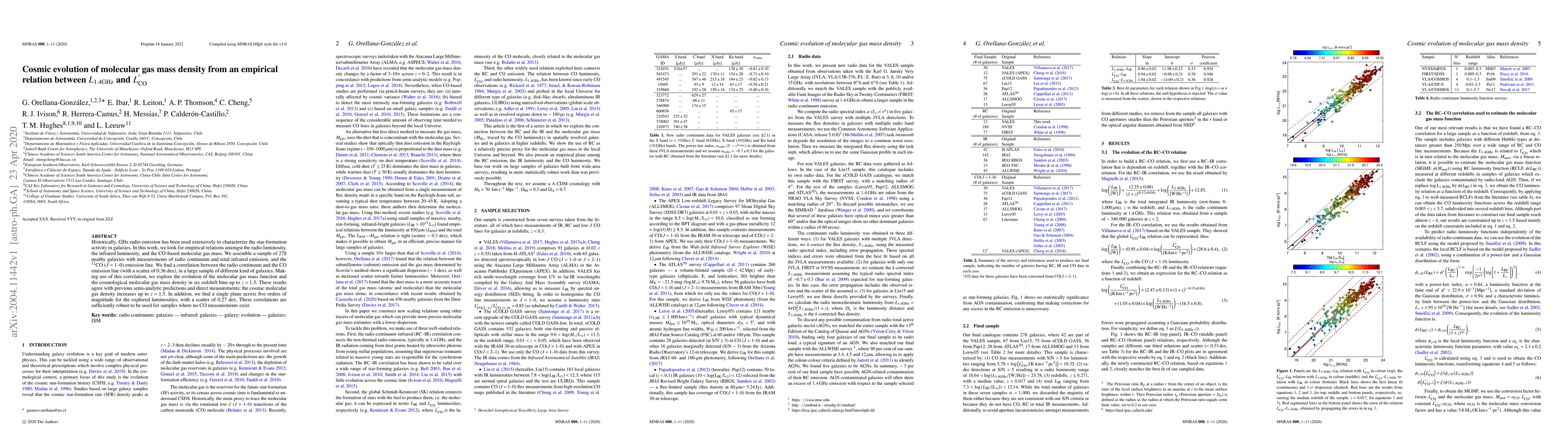 Thumbnail for Cosmic evolution of molecular gas mass density from an empirical
  relation between $\rm L_{1.4GHz}$ and $\rm L^{\prime}_{CO}$