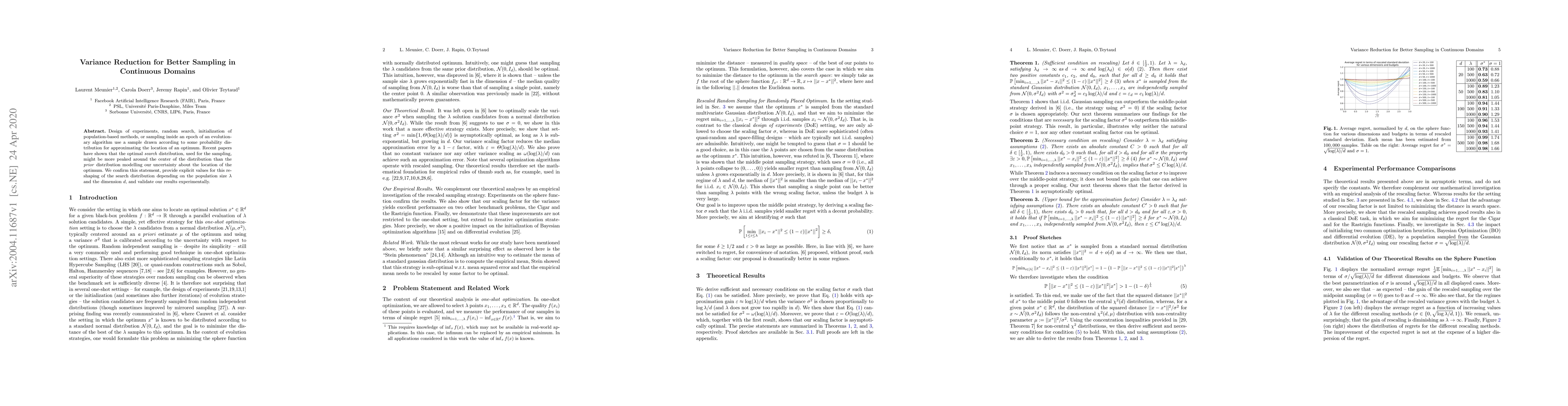 Thumbnail for Variance Reduction for Better Sampling in Continuous Domains
