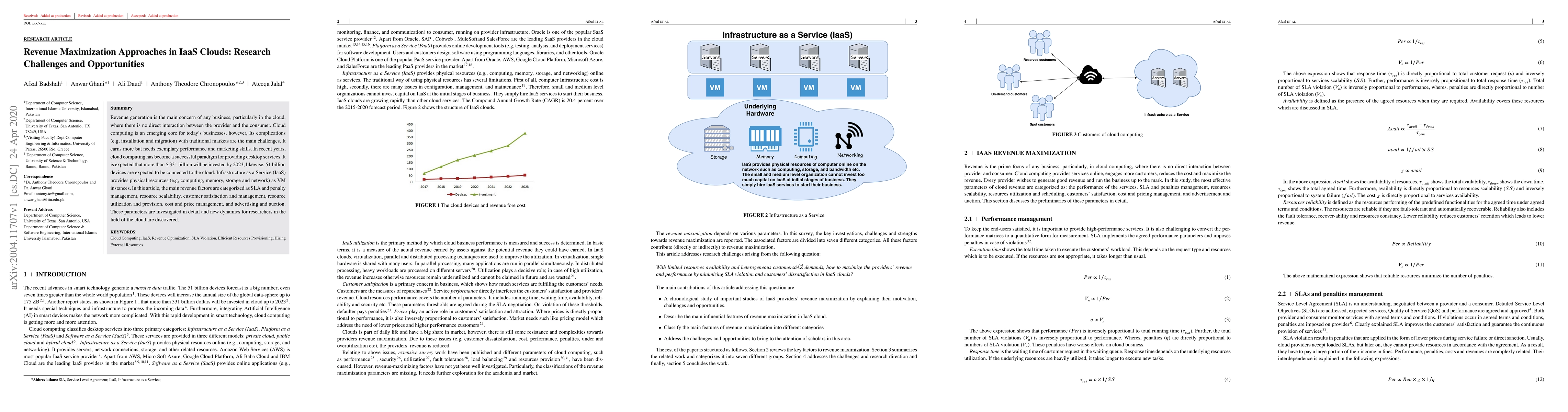Thumbnail for Revenue Maximization Approaches in IaaS Clouds: Research Challenges and
  Opportunities