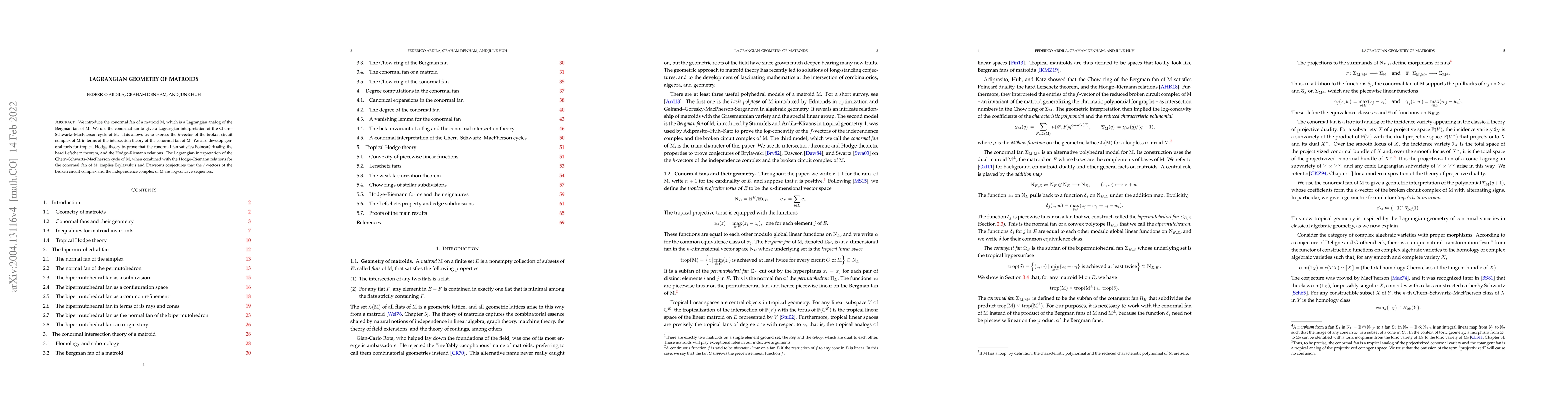 Thumbnail for Lagrangian geometry of matroids
