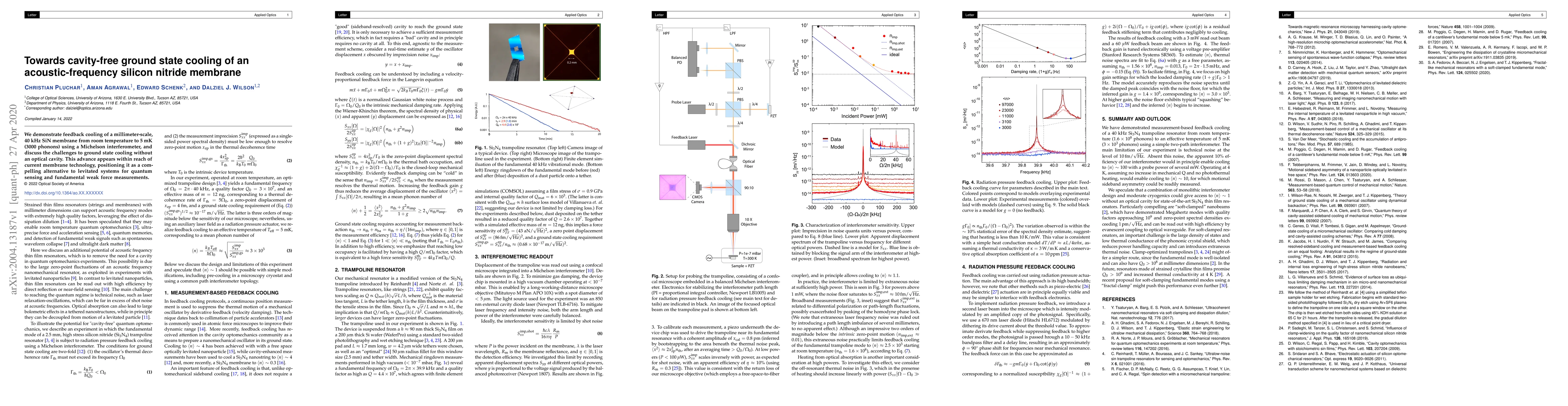 Thumbnail for Towards cavity-free ground state cooling of an acoustic-frequency
  silicon nitride membrane