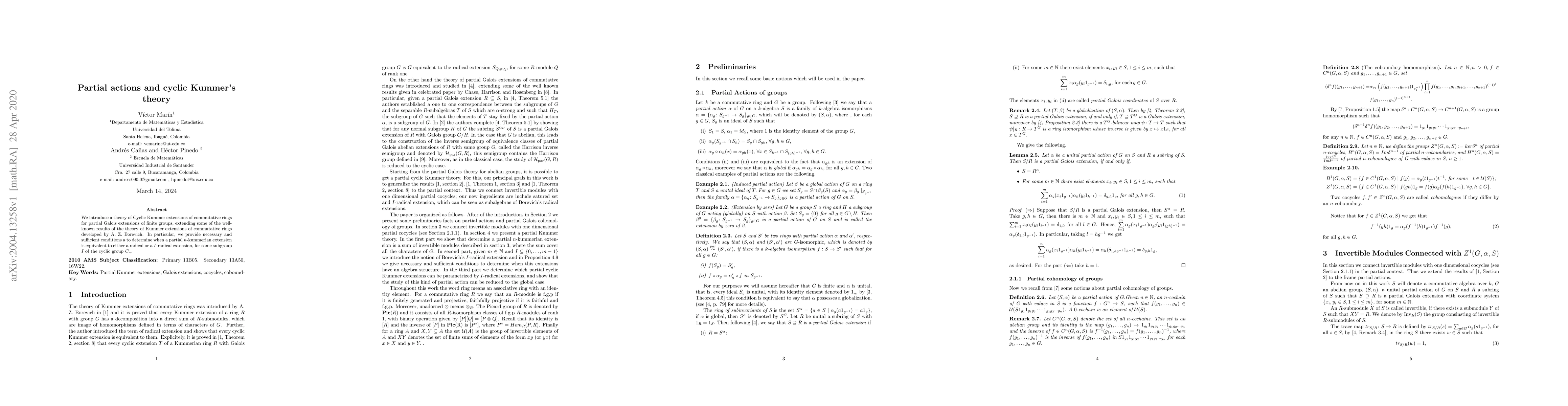 Thumbnail for Partial actions and cyclic Kummer's theory
