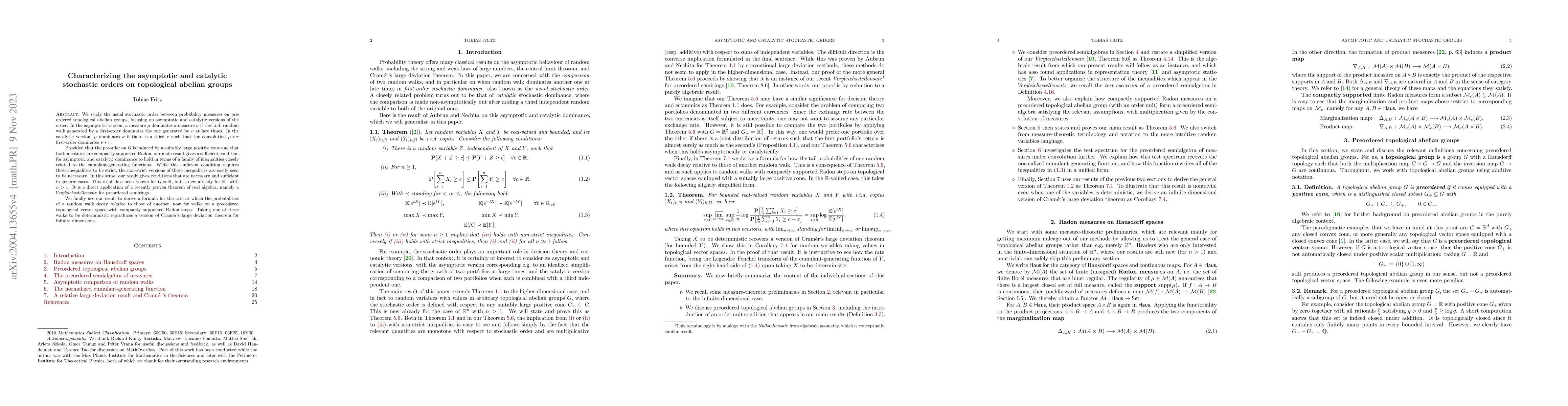 Thumbnail for Characterizing the asymptotic and catalytic stochastic orders on
  topological abelian groups