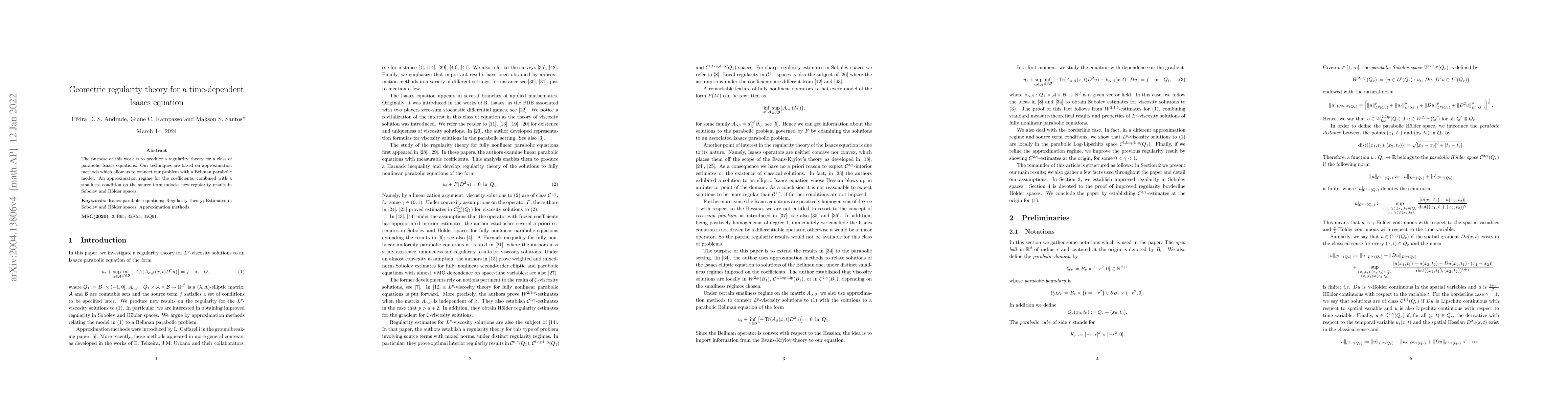 Thumbnail for Geometric regularity theory for a time-dependent Isaacs equation