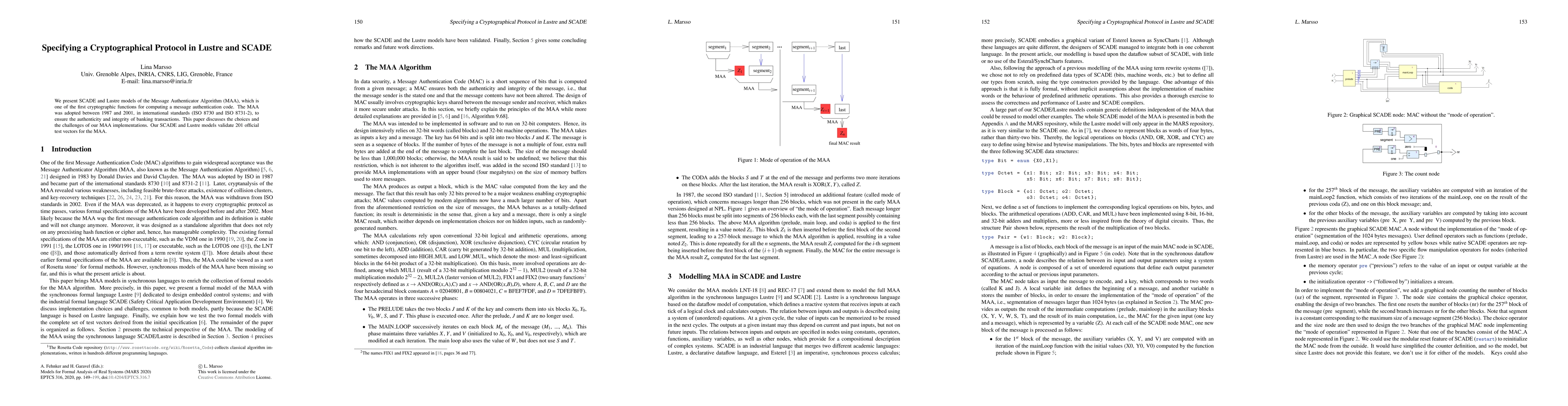 Thumbnail for Specifying a Cryptographical Protocol in Lustre and SCADE