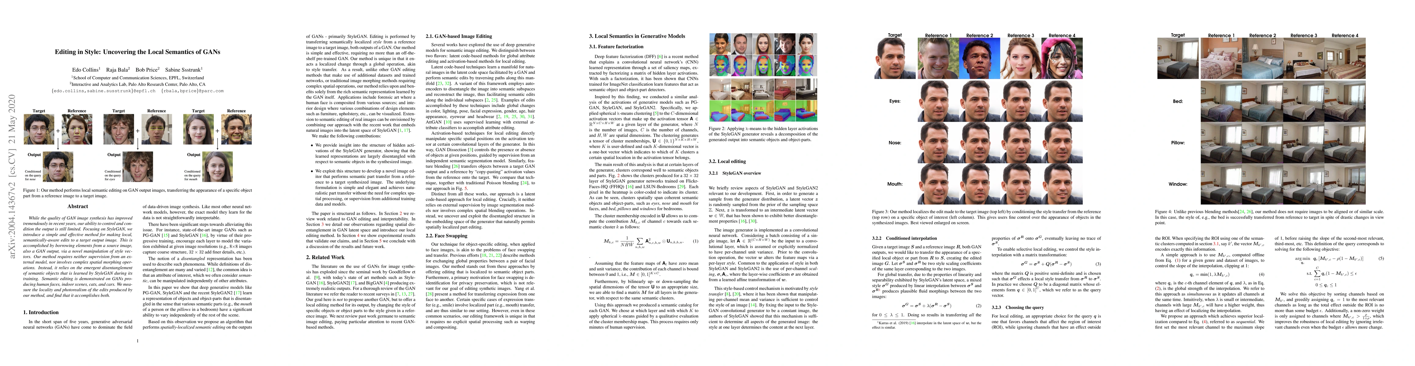 Thumbnail for Editing in Style: Uncovering the Local Semantics of GANs