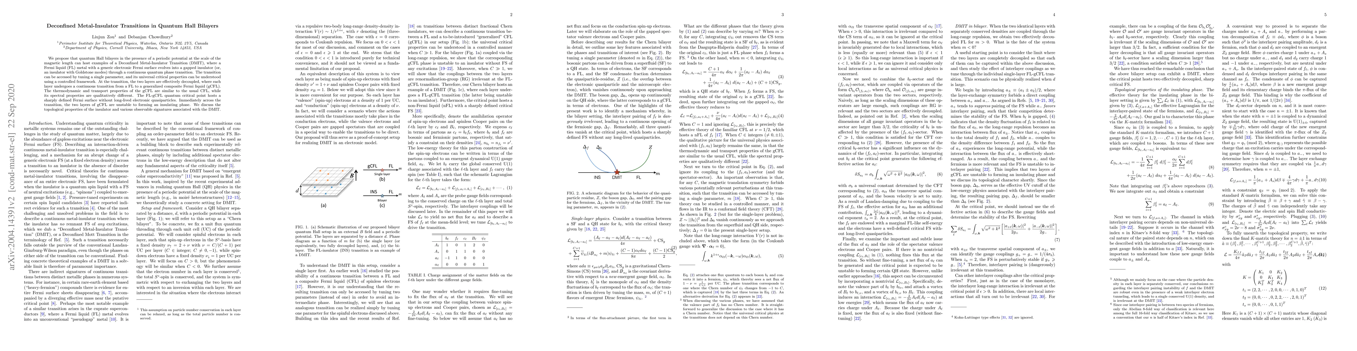 Thumbnail for Deconfined Metal-Insulator Transitions in Quantum Hall Bilayers