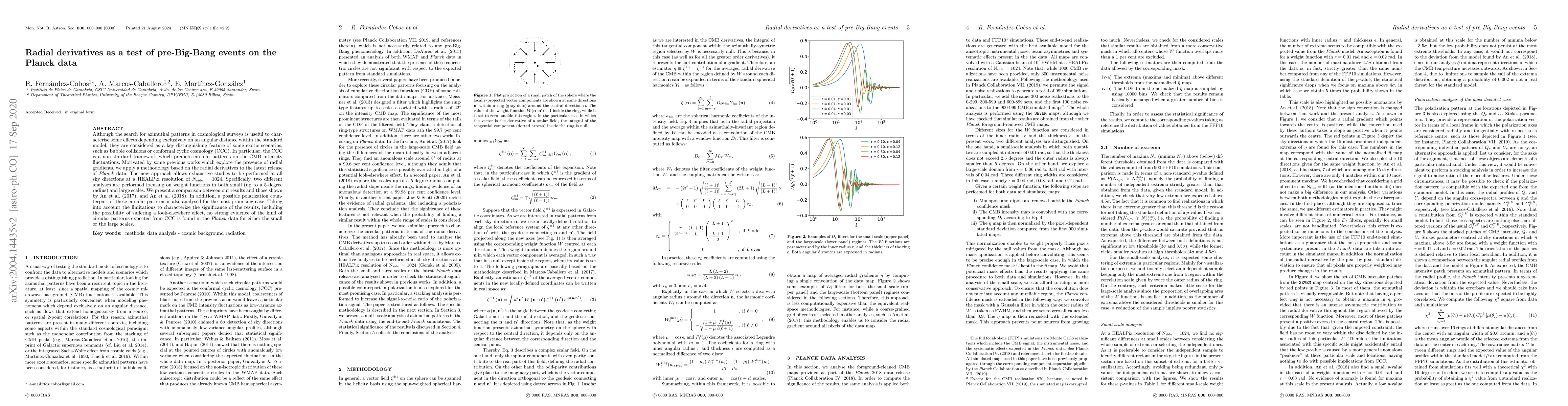Thumbnail for Radial derivatives as a test of pre-Big-Bang events on the Planck data
