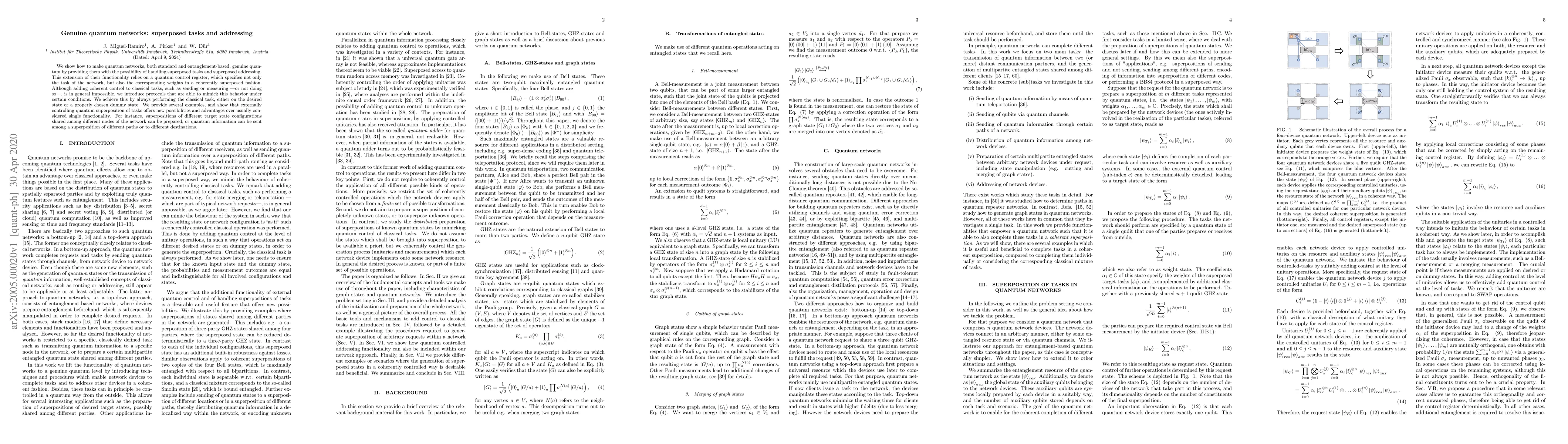 Thumbnail for Genuine quantum networks: superposed tasks and addressing