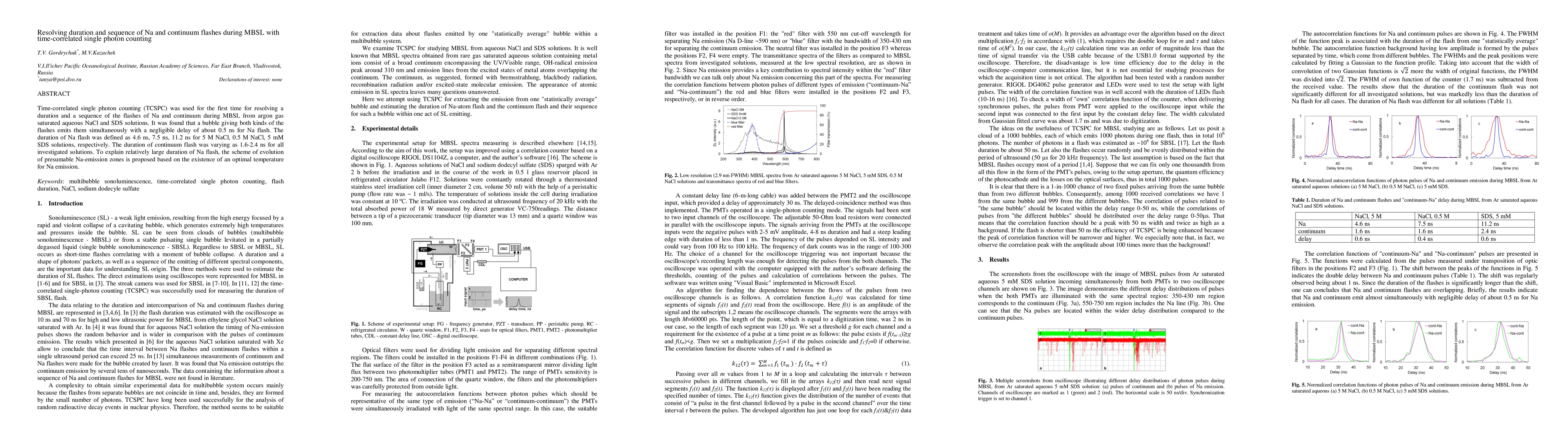 Thumbnail for Resolving duration and sequence of Na and continuum flashes during MBSL
  with time-correlated single photon counting