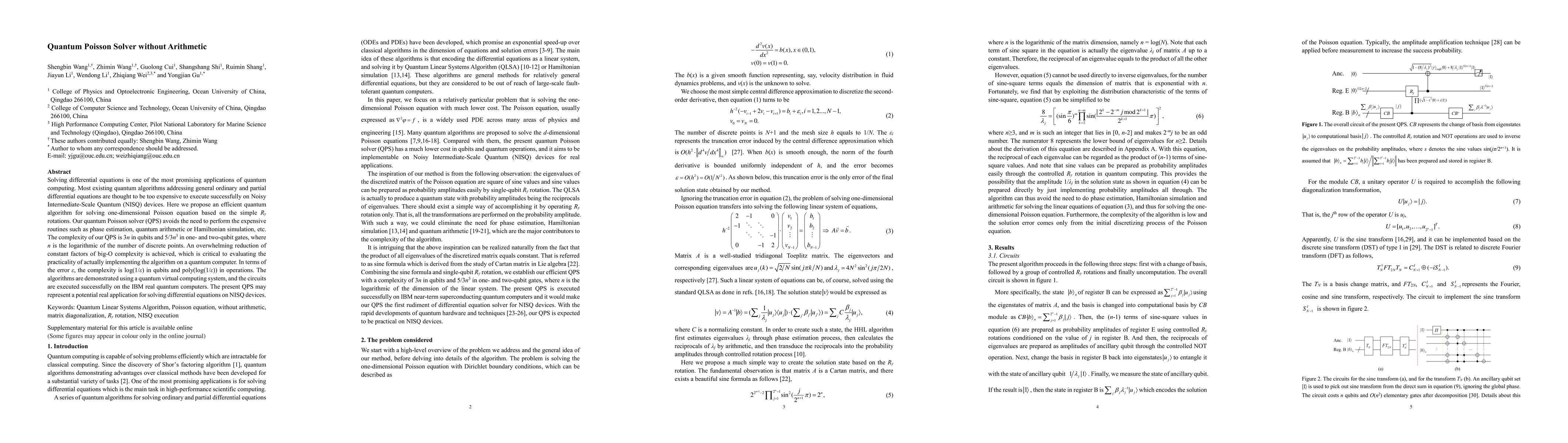 Thumbnail for A quantum Poisson solver implementable on NISQ devices (improved
  version)