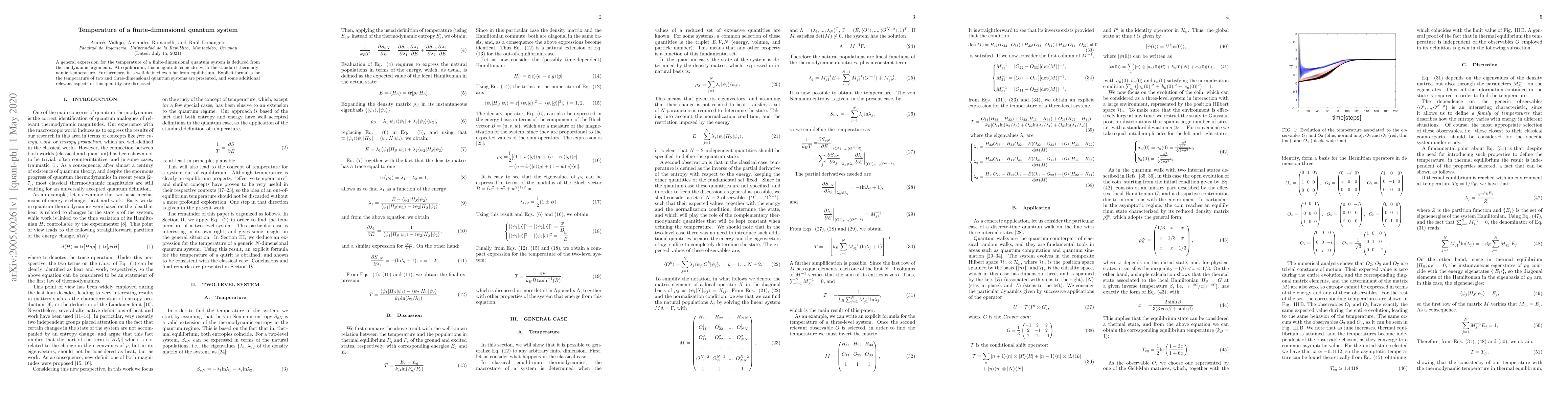 Thumbnail for Temperature of a finite-dimensional quantum system