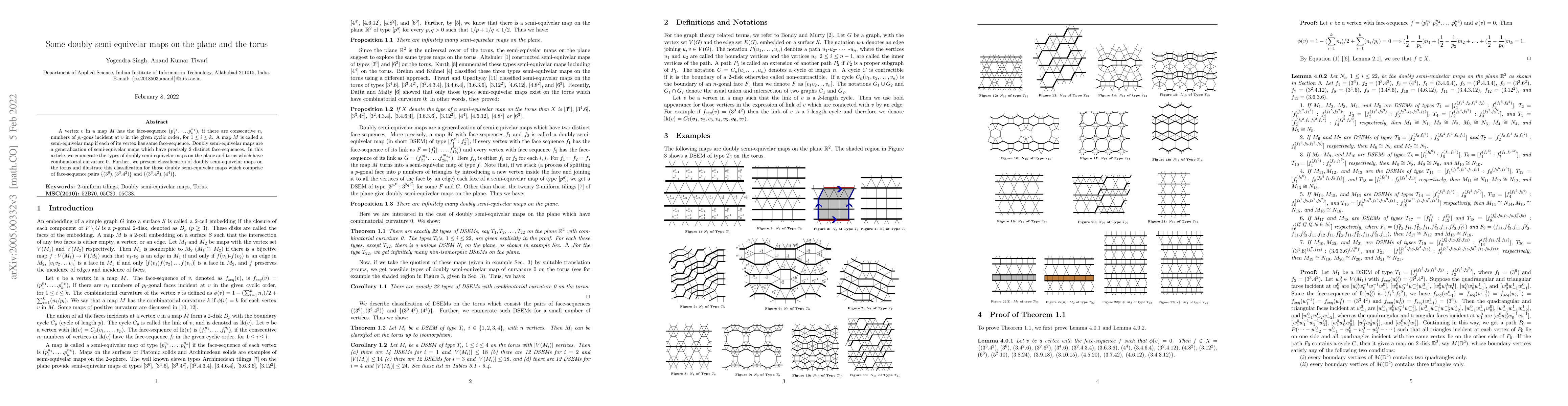 Thumbnail for Some doubly semi-equivelar maps on the plane and the torus