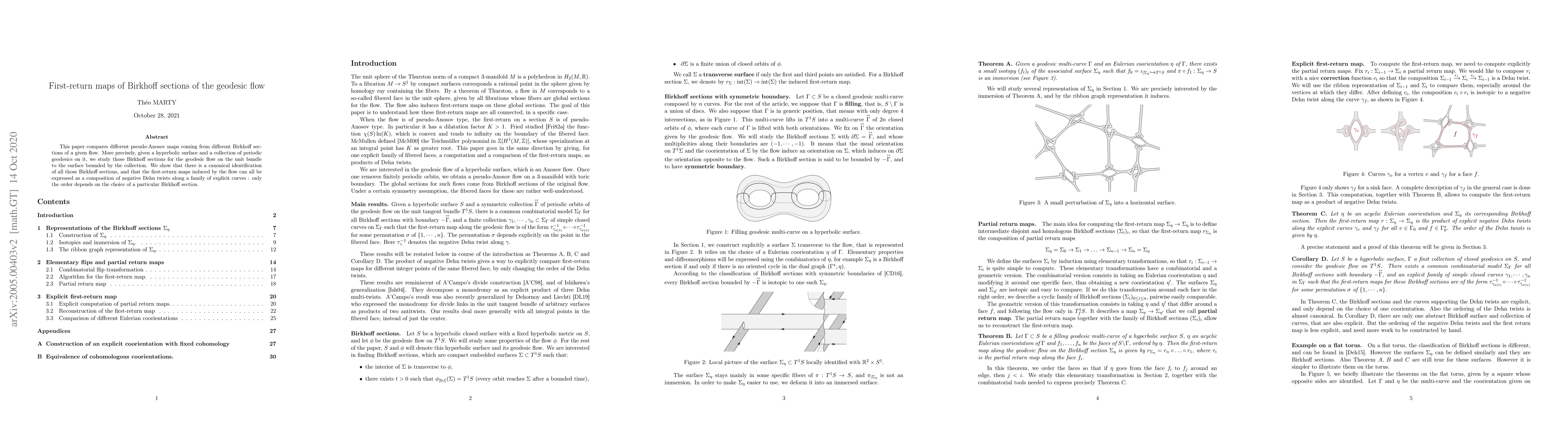 Thumbnail for First-return maps of Birkhoff sections of the geodesic flow