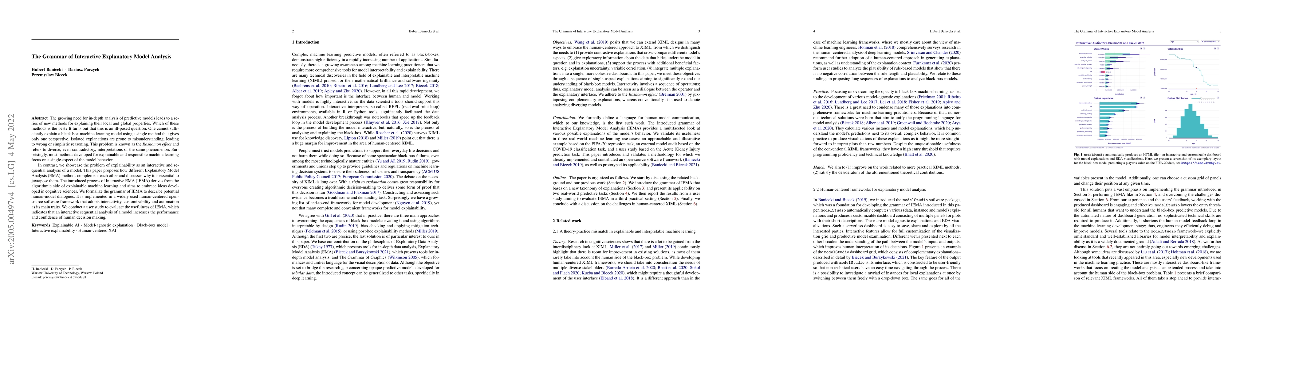 Thumbnail for The Grammar of Interactive Explanatory Model Analysis