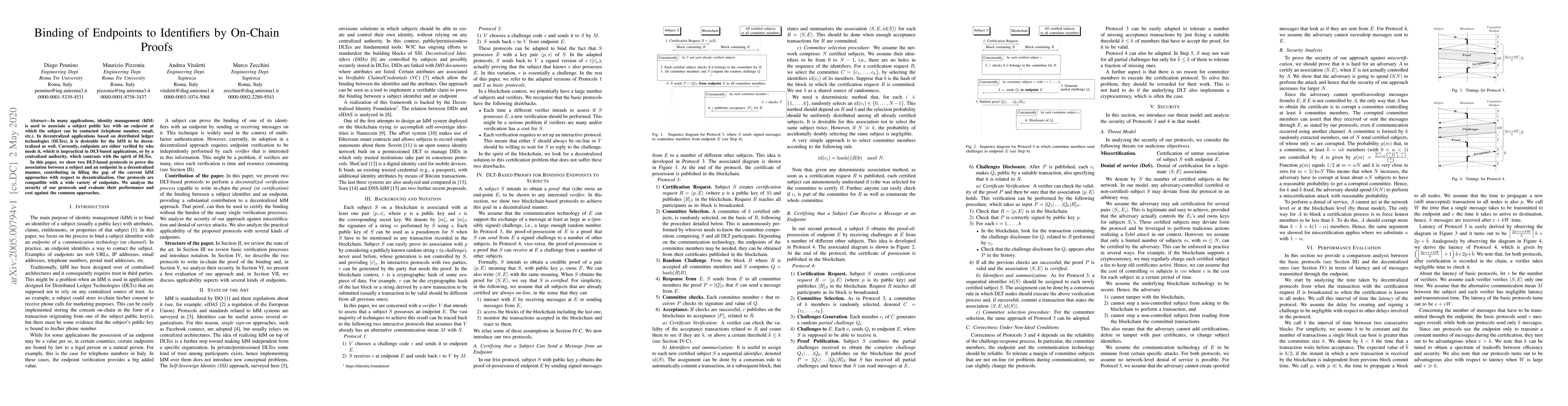 Thumbnail for Binding of Endpoints to Identifiers by On-Chain Proofs
