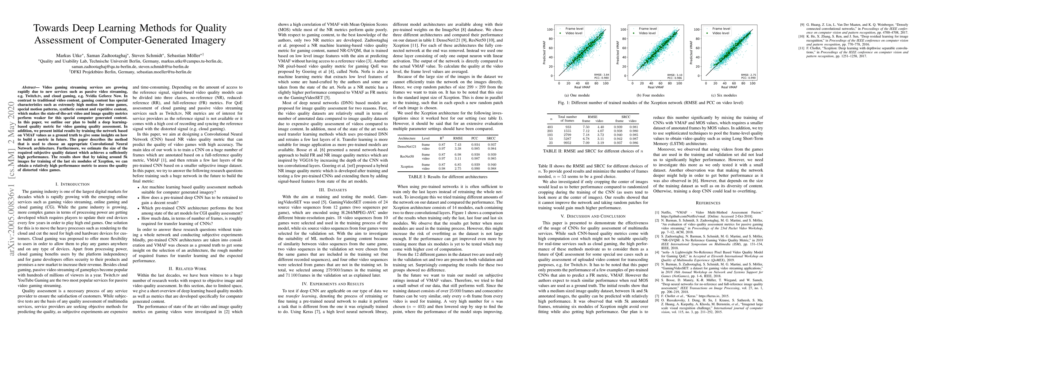 Thumbnail for Towards Deep Learning Methods for Quality Assessment of
  Computer-Generated Imagery