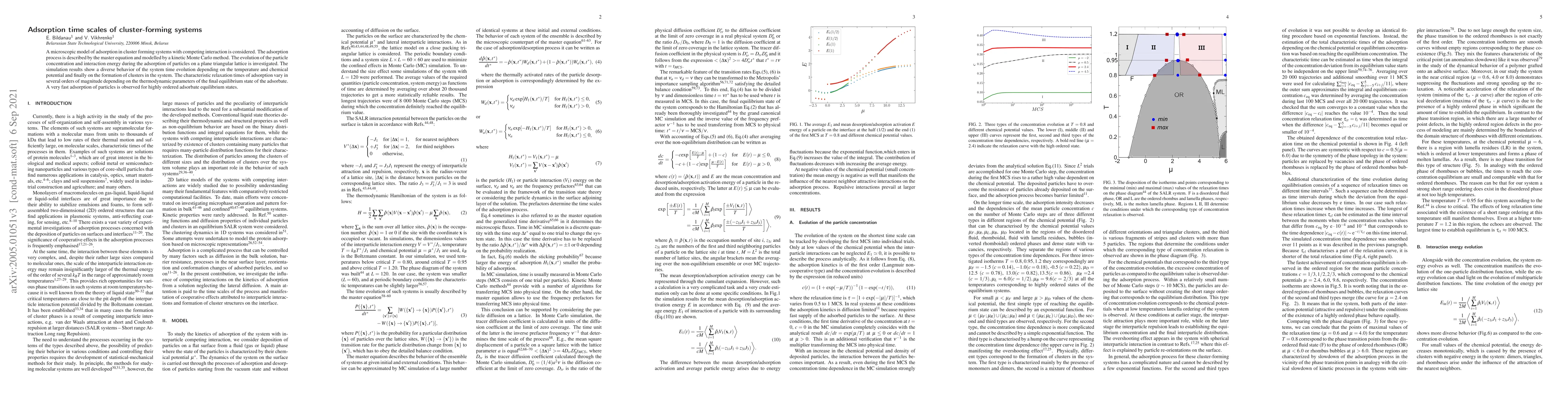 Thumbnail for Adsorption time scales of cluster-forming systems