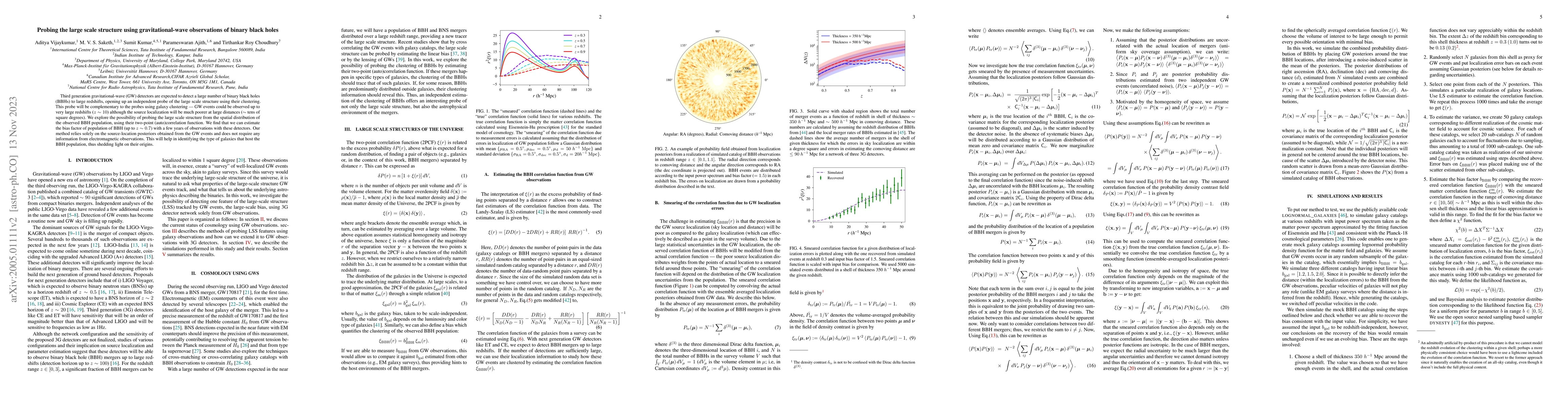 Thumbnail for Probing the large scale structure using gravitational-wave observations
  of binary black holes