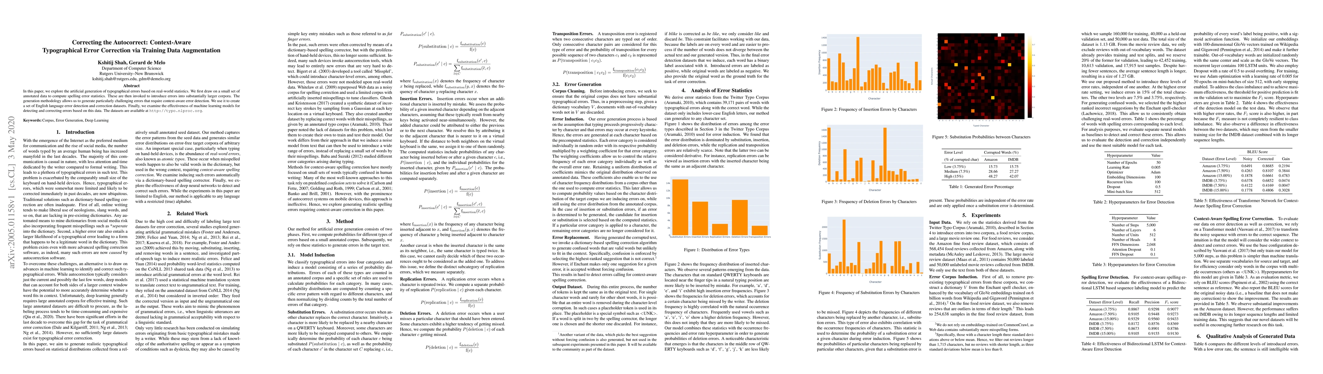 Thumbnail for Correcting the Autocorrect: Context-Aware Typographical Error Correction
  via Training Data Augmentation