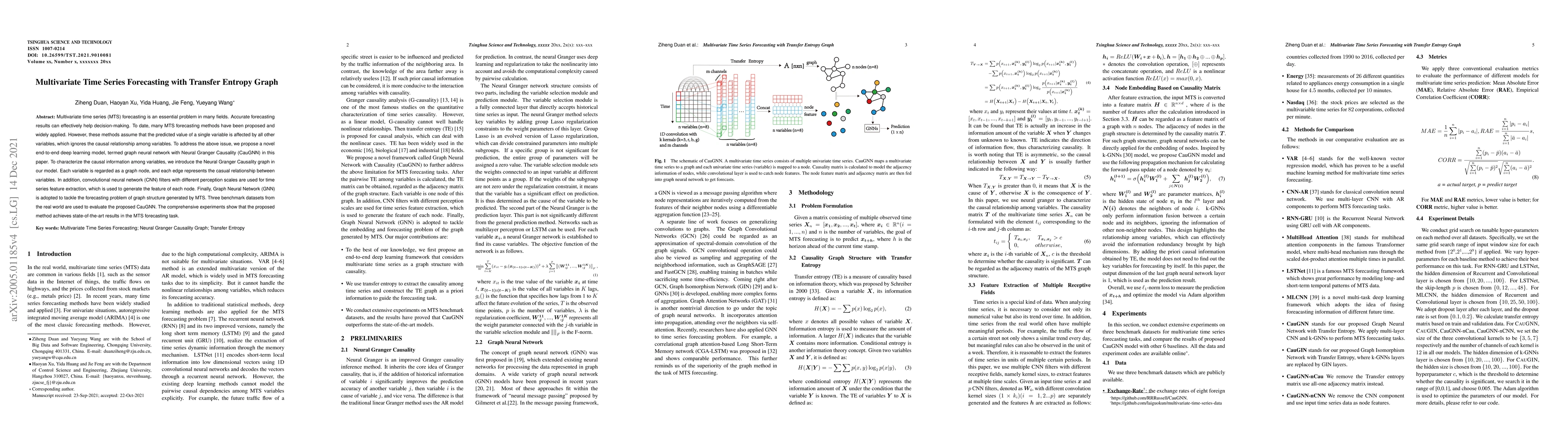 Thumbnail for Multivariate Time Series Forecasting with Transfer Entropy Graph