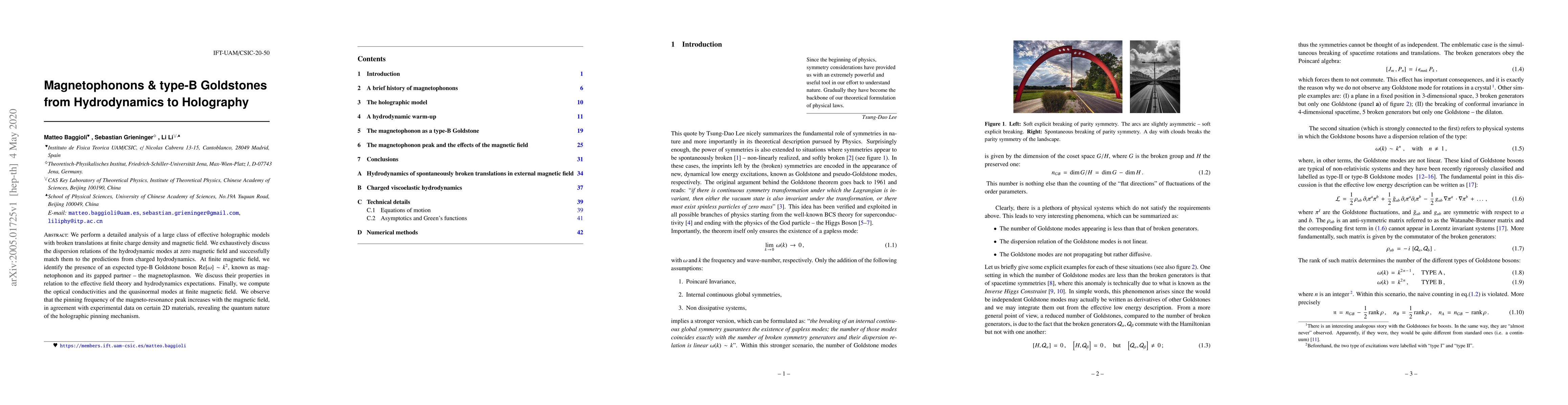 Thumbnail for Magnetophonons & type-B Goldstones from Hydrodynamics to Holography