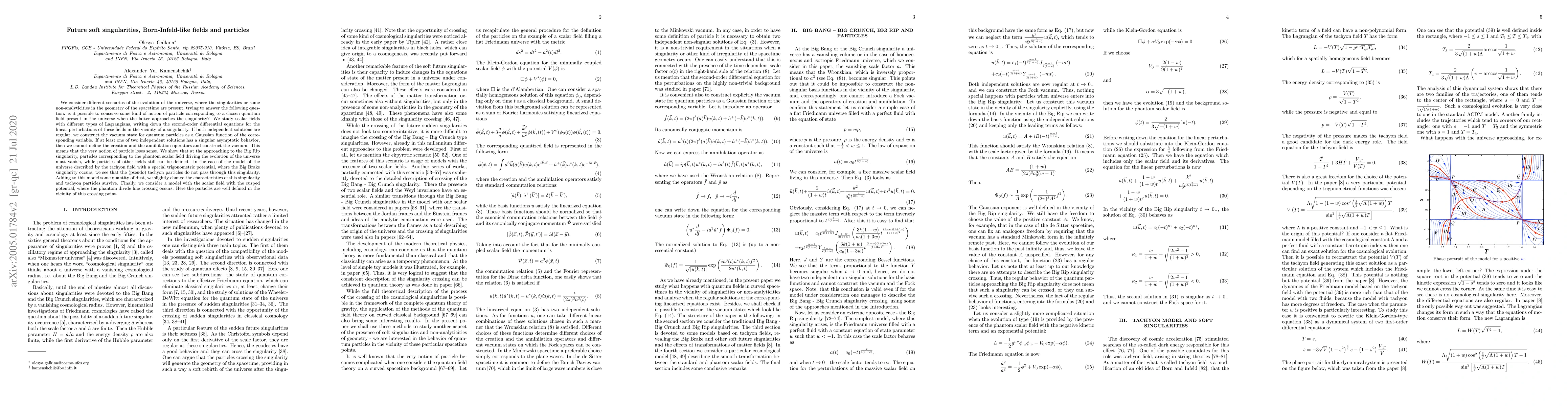 Thumbnail for Future soft singularities, Born-Infeld-like fields and particles