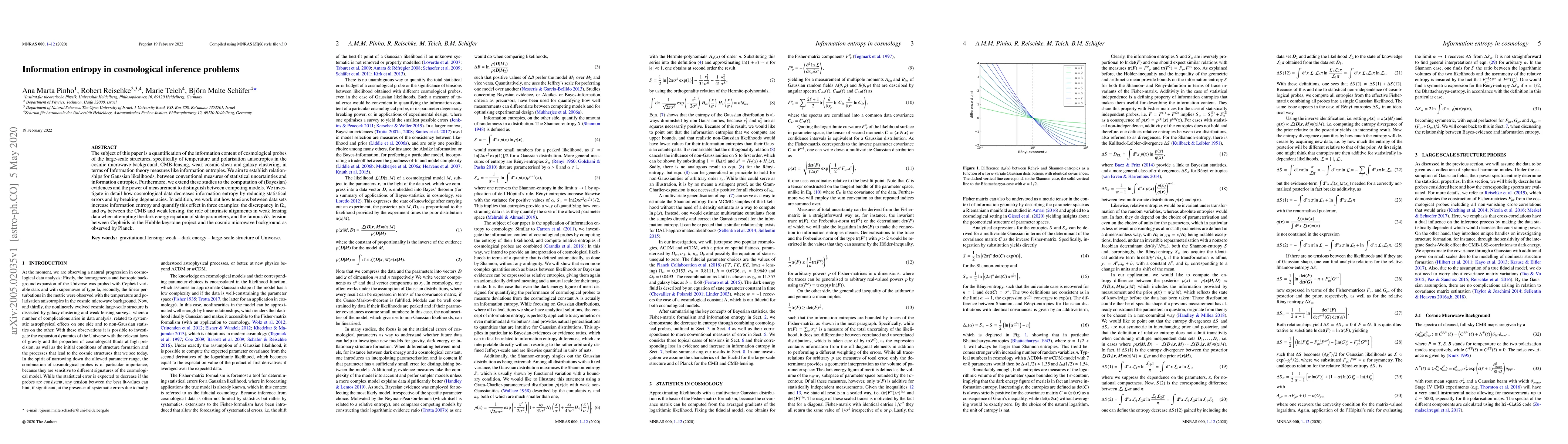 Thumbnail for Information entropy in cosmological inference problems
