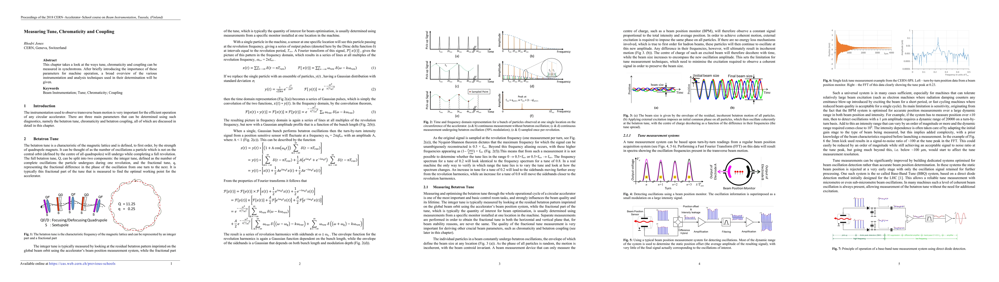 Thumbnail for Measuring Tune, Chromaticity and Coupling