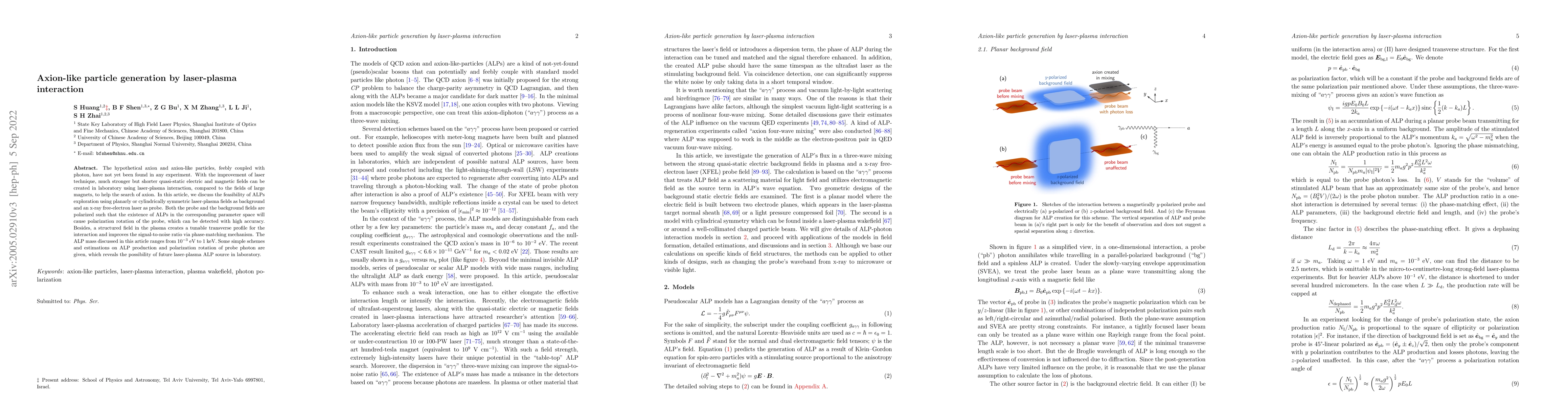 Thumbnail for Axionlike-particle generation by laser-plasma interaction