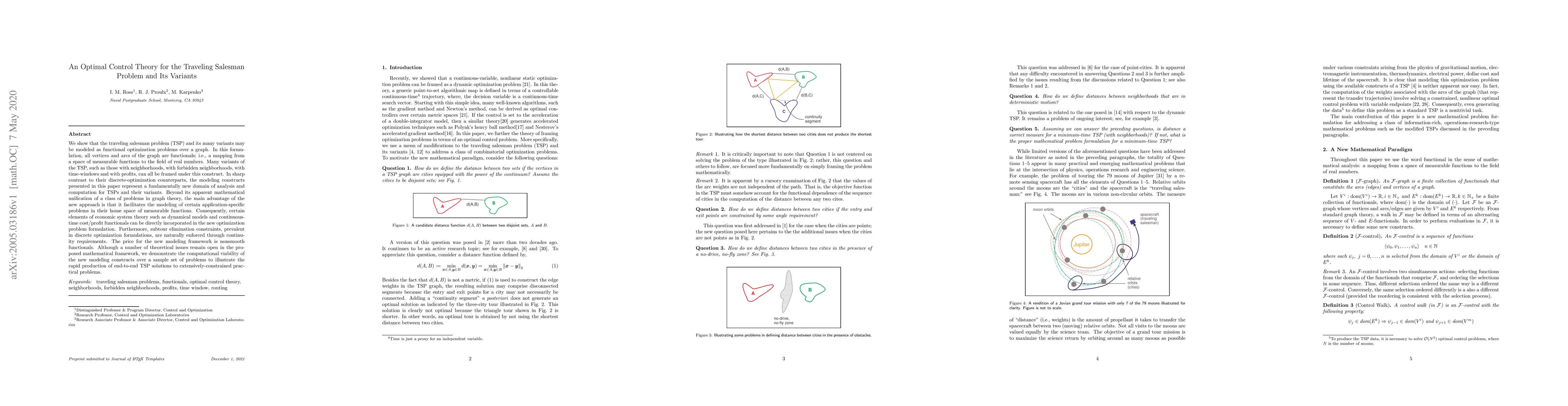 Thumbnail for An Optimal Control Theory for the Traveling Salesman Problem and Its
  Variants