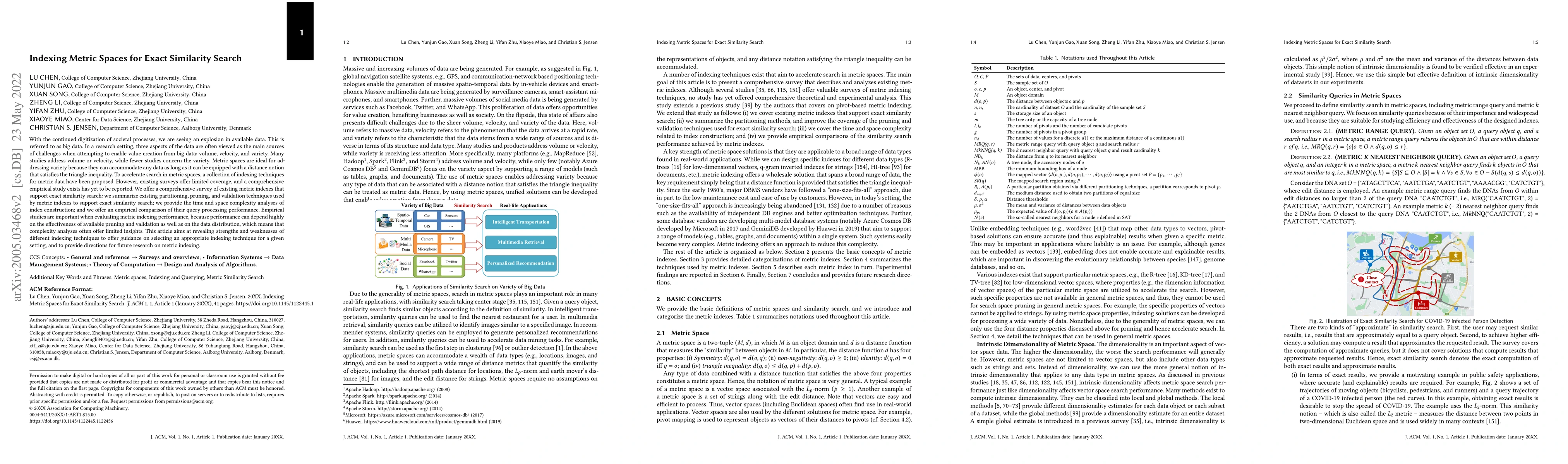 Thumbnail for Indexing Metric Spaces for Exact Similarity Search