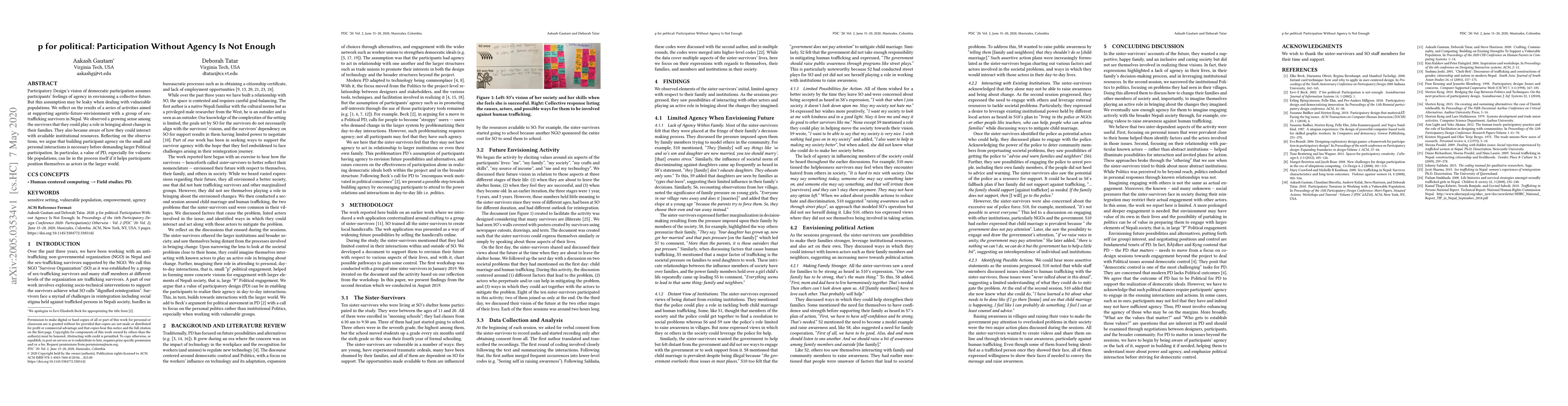 Thumbnail for p for political: Participation Without Agency Is Not Enough
