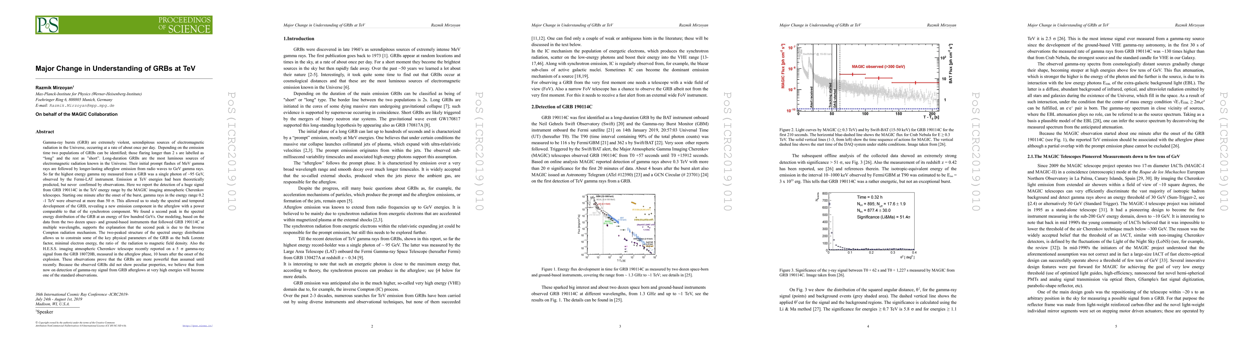 Thumbnail for Major Change in Understanding of GRBs at TeV
