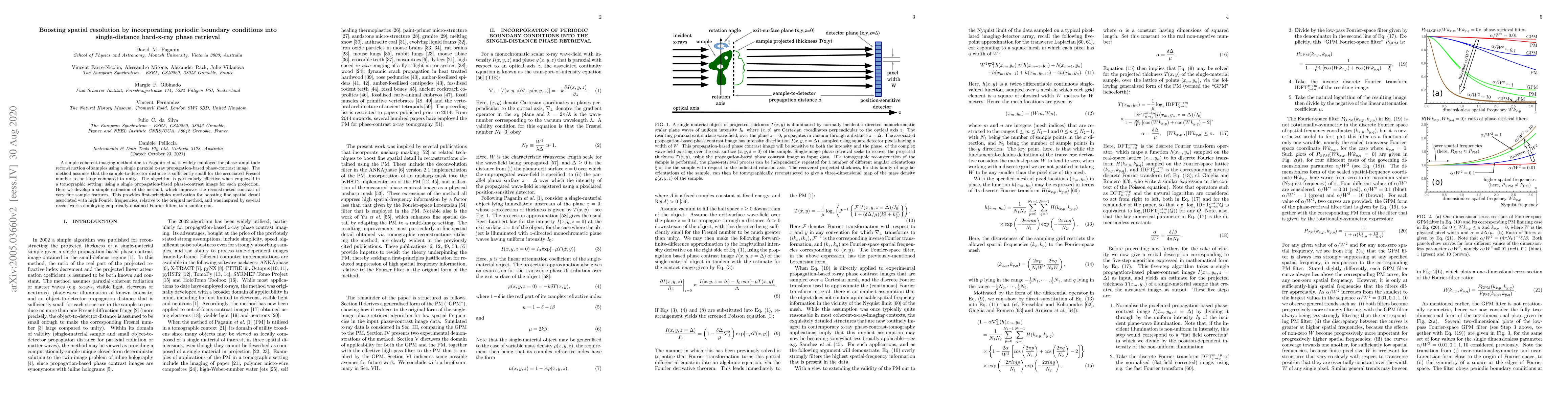 Thumbnail for Boosting spatial resolution by incorporating periodic boundary
  conditions into single-distance hard-x-ray phase retrieval