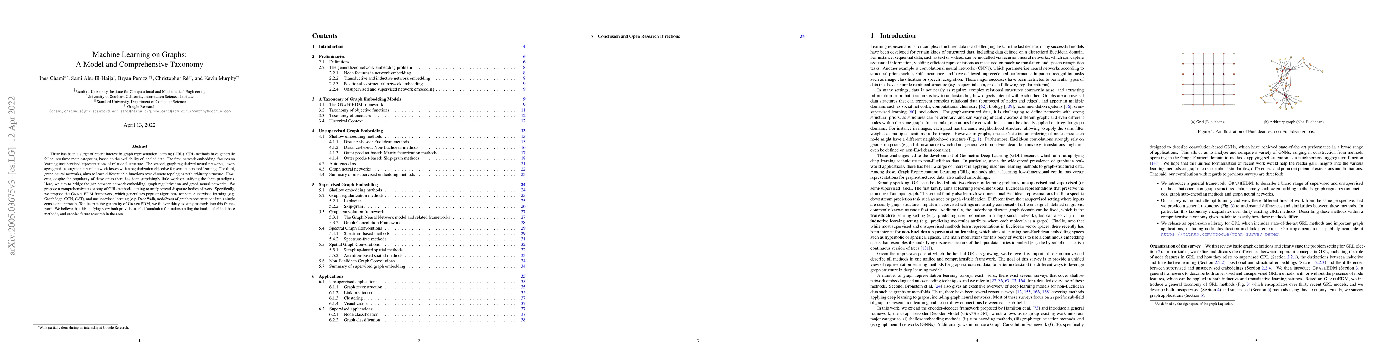 Thumbnail for Machine Learning on Graphs: A Model and Comprehensive Taxonomy