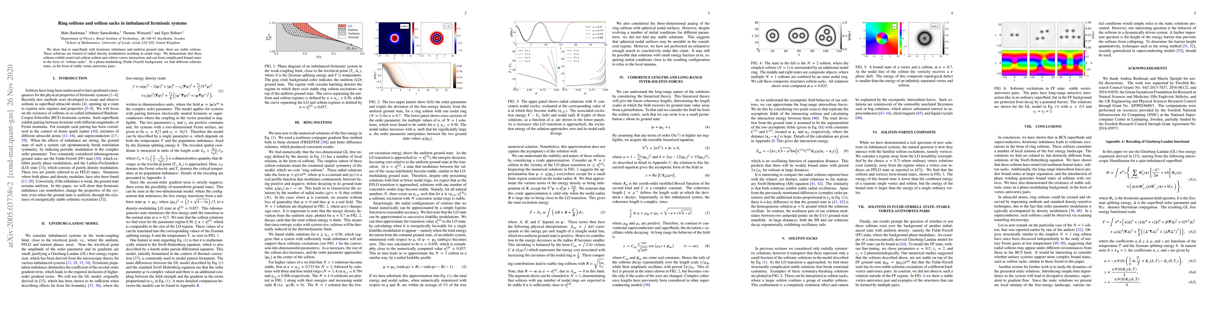 Thumbnail for Ring solitons and soliton sacks in imbalanced fermionic systems